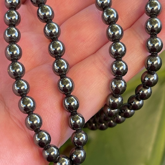 Hematite Meditation Mala necklace/bracelet - Picture 2 of 5